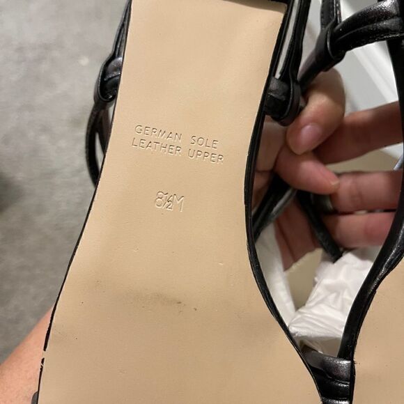 American Glamour byBadgley Mischka leather sandals - Picture 5 of 10